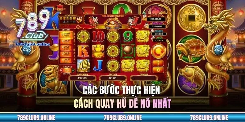 Các bước thực hiện cách quay hũ dễ nổ nhất