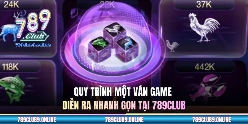 Quy trình một ván game diễn ra nhanh gọn tại 789CLUB